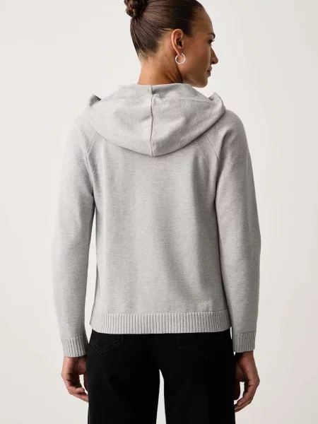Twinset sweter z wiskozą szary