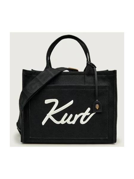 Shopper kabelka Kurt Geiger London čierna