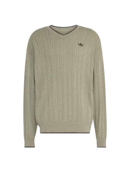 ADIDAS ORIGINALS Pulover KNIT CRW kaki