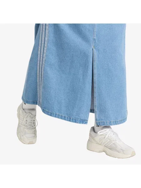 Φούστα adidas Stadium Washed Denim Loose Fit Skirt Crystal Sky S