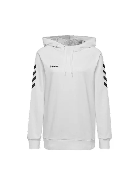 Hanorac cu glugă Hummel alb