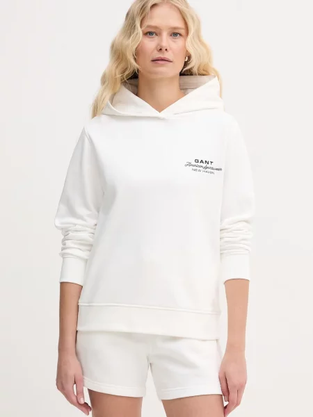 Gant bluza z kapturem beżowa