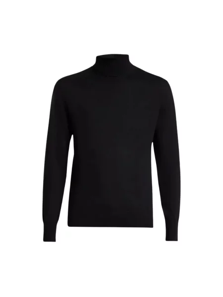 Sweter Dries Van Noten wełniany czarny