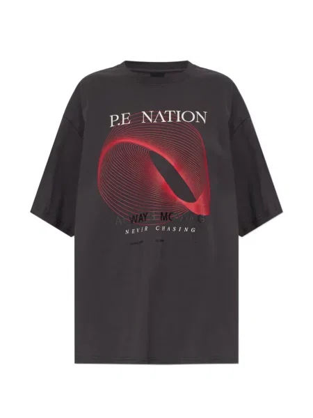 Pocnitură tricou P.e Nation cu imagine gri