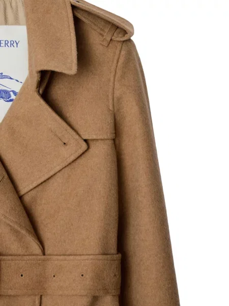 Lung trenci Burberry din cașmir
