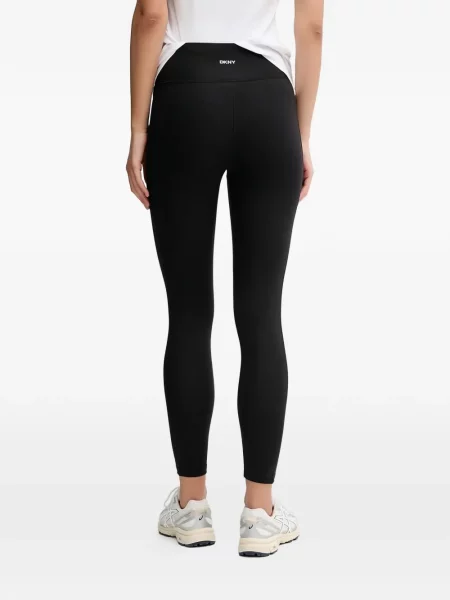 Leggings Dkny cu autograf negru