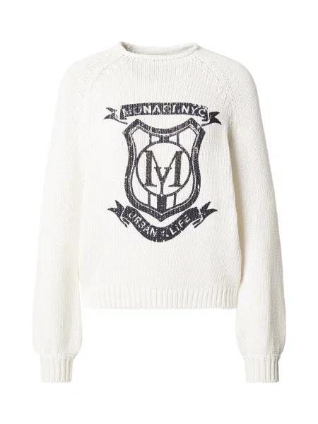 Monari Pulover negru alb