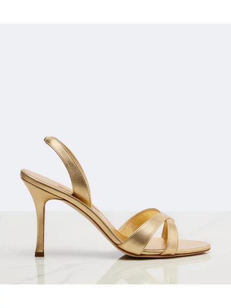 Sandale Manolo Blahnik din piele slingback