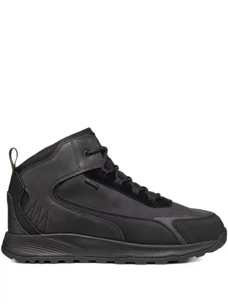 Sneakerși Geox din piele negru