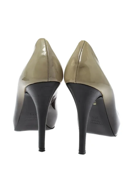 Pantofi cu toc Le Silla cu gradient verde