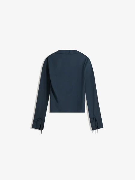 Bershka Bluză marin albastru
