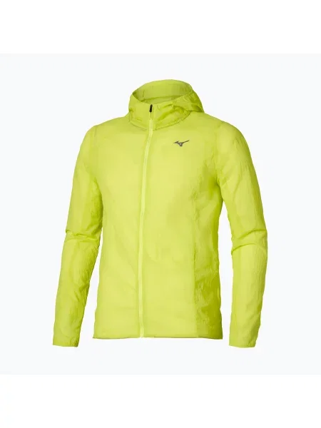 Geacă de alergare pentru bărbați Mizuno Tech Light Hooded lightning yellow galben