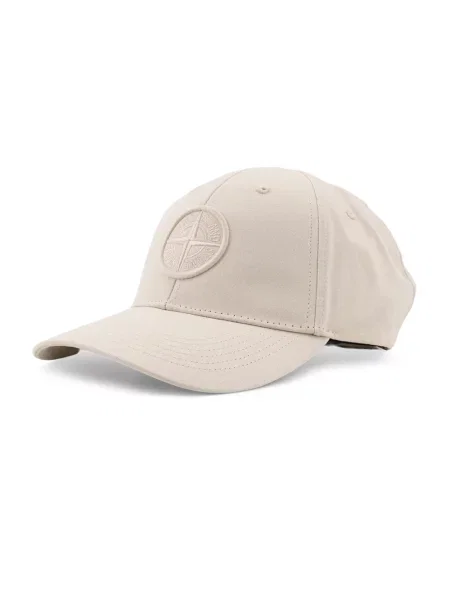 Czapka z daszkiem Stone Island biała