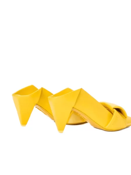 Pantofi cu toc Loewe galben