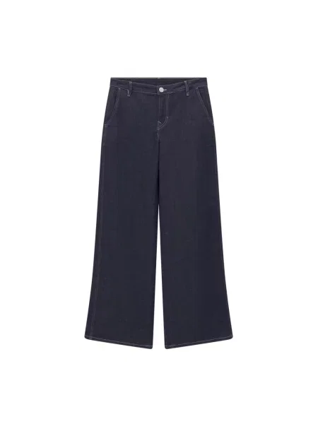 Szerokie jeansy True Religion niebieskie