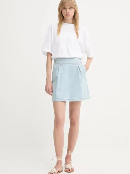 Джинсова спідниця MUNTHE UPALA mini пряма