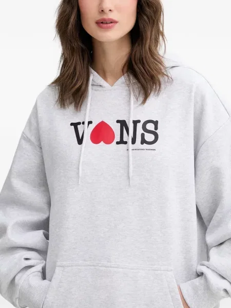 Hanorac cu glugă Vans gri