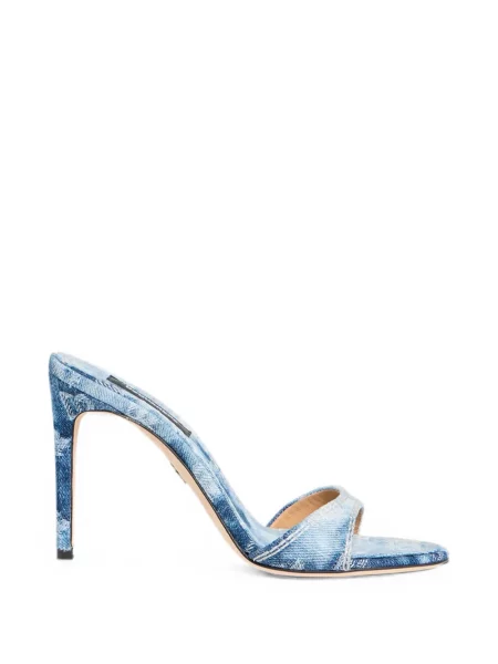 Papuci tip mules Dsquared2 albastru