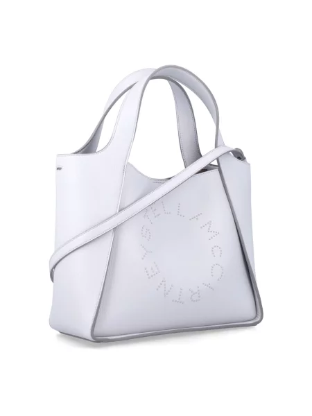 Shopperka Stella Mccartney z logo szara