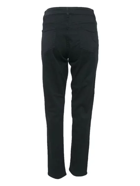 Pantaloni Maje cu broderie negru
