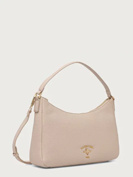 U.S. Polo Assn. geantă crossbody pentru femei cu imitație de piele STANFORD bej