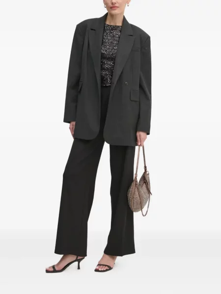 Lung top Dkny cu paiete negru