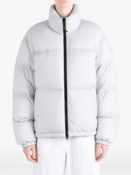 Matlasat geacă Canada Goose alb