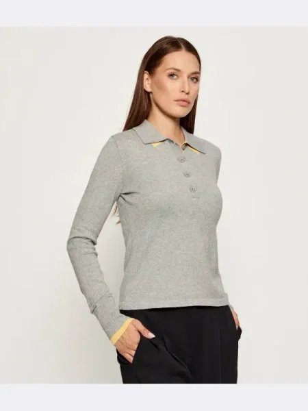 MAX&Co. Polo PESCARA cu adaos de cașmir gri