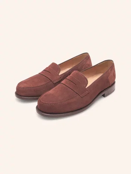 Henry Stevens Loafersy Haywood Pl braun czerwone