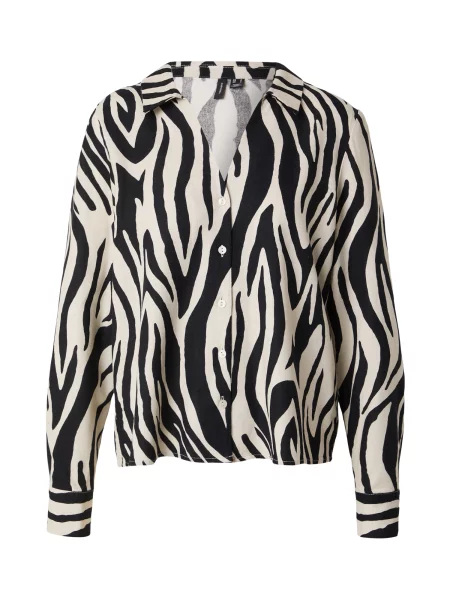 VERO MODA Bluza VMMYMILO greige črna