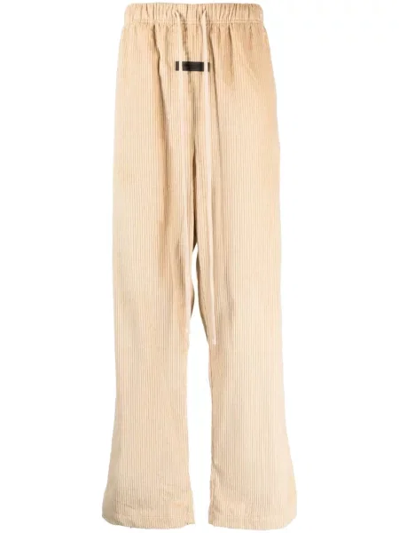 Șnur de strângere pantaloni Fear Of God Essentials de catifea cord alergare maro