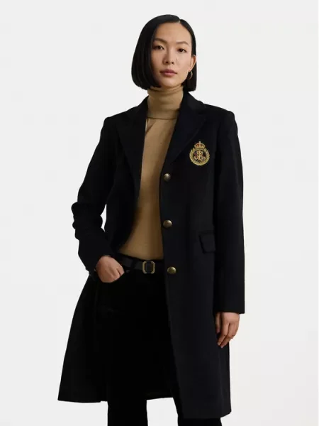 Lauren Ralph Lauren Prechodný kabát čierna