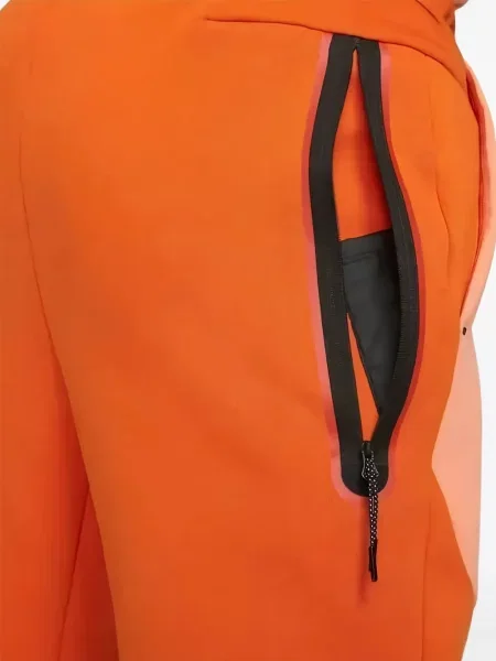 Pantaloni Nike din fleece alergare cu broderie negru