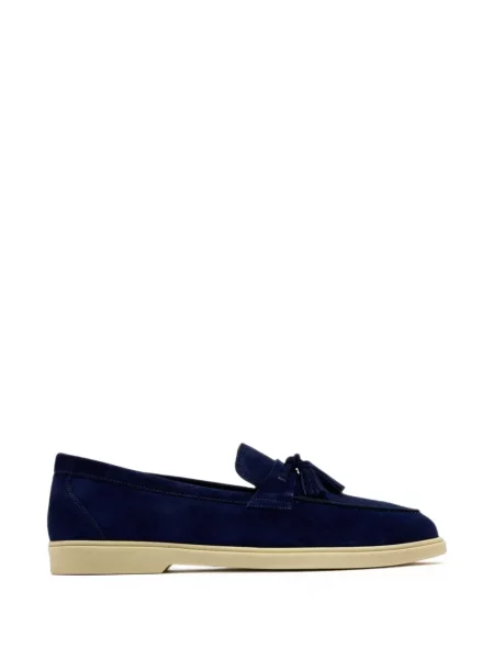 Pantofi loafer Magnanni din piele de căprioară albastru