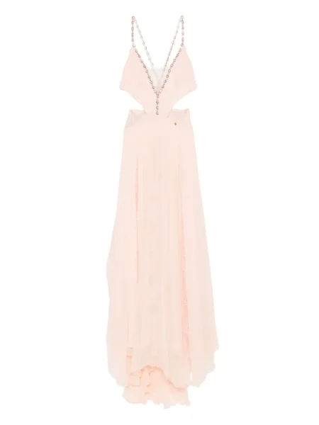 Rochie maxi Nissa de costum roz