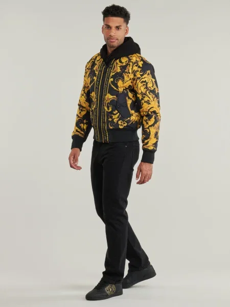 Versace Jeans Couture Átmeneti kabát fekete