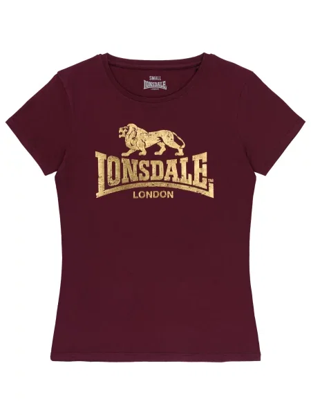 LONSDALE Tricou BANTRY galben auriu roșu