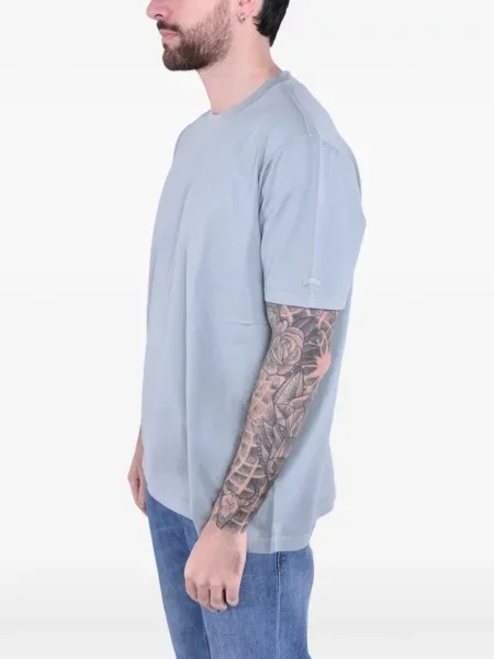 Tricou Paul & Shark din jerseu albastru