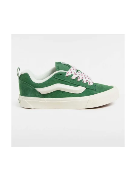 Pantofi Vans cu model floral verde
