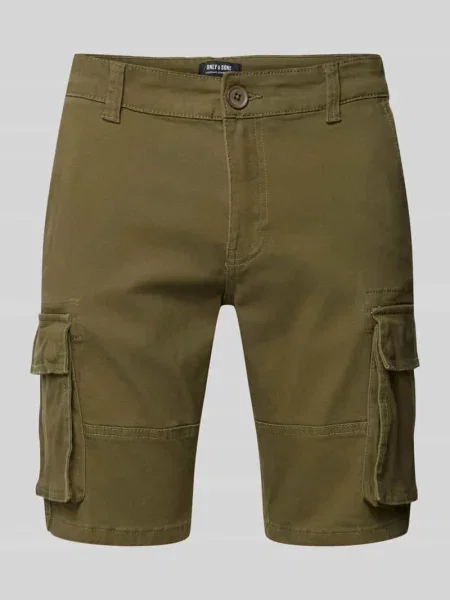 Szorty cargo o kroju regular fit ze szlufkami na pasek model ‘CAM’ Only & Sons