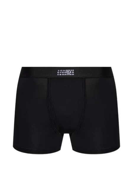 Boxeri Mm6 Maison Margiela cu autograf negru