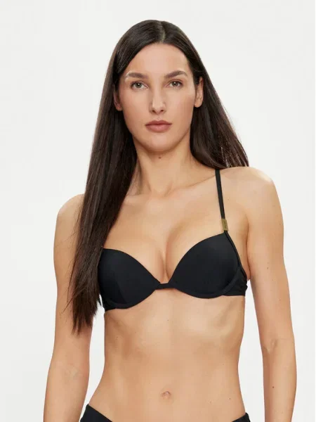 Calvin Klein Swimwear Bikini partea de sus negru
