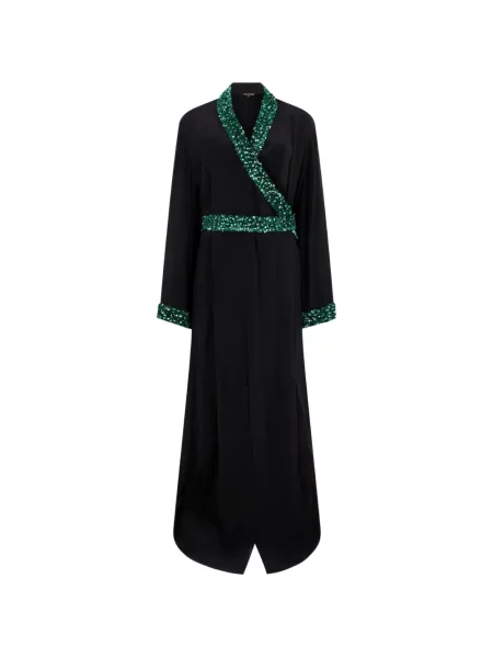 Rochie maxi Roberto Cavalli cu paiete plic negru