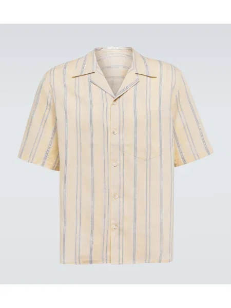 Srajca Commas s cvetličnim vzorcem iz žakarda bež