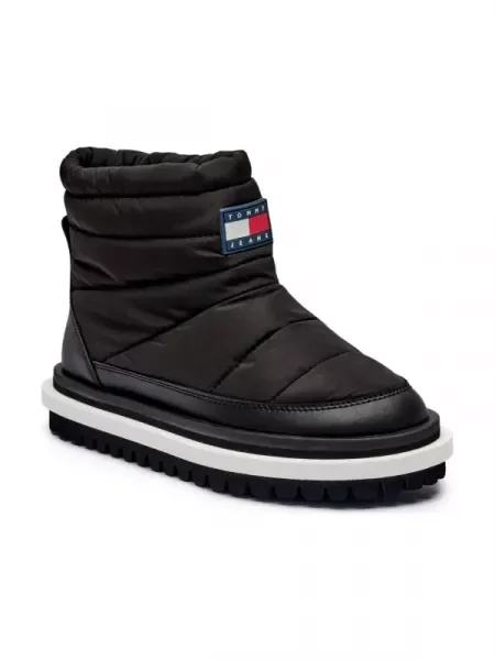 Tommy Jeans Hótaposó bőr hozzáadásával fekete