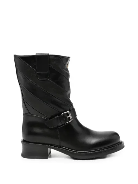 Botine Valentino Garavani cu cataramă negru