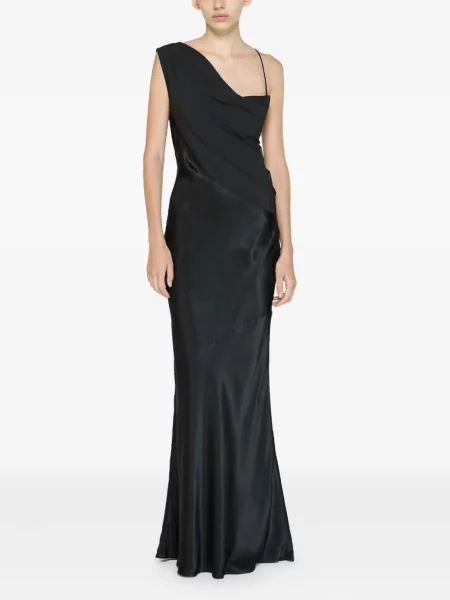 Rochie Paris Georgia drapată negru