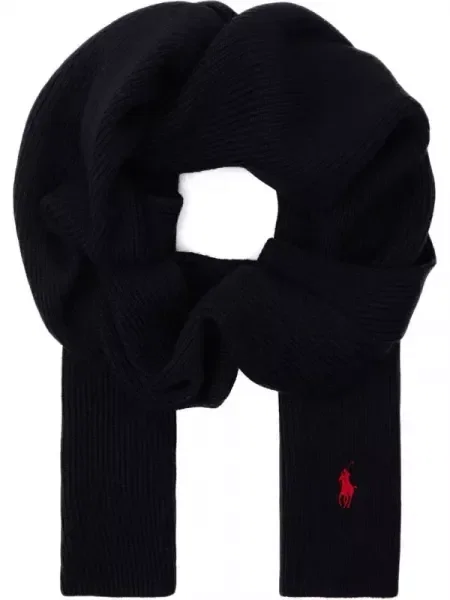 POLO RALPH LAUREN de lână șal negru