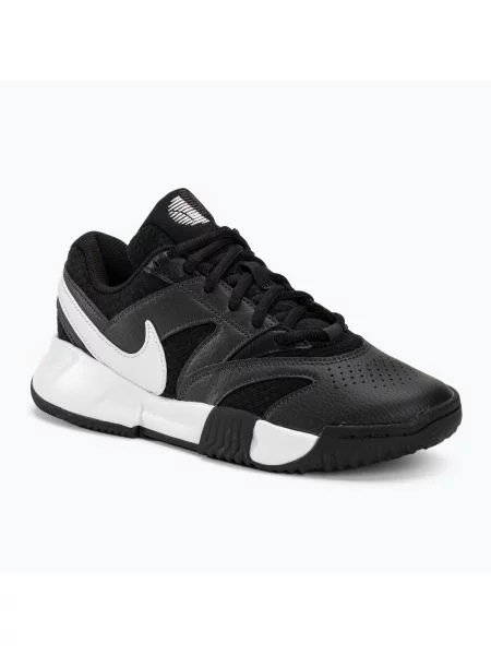 Buty do tenisa Nike Court Lite 4 Clay black/white białe
