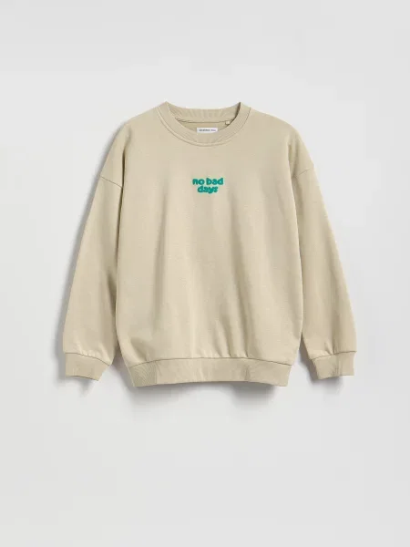 Reserved Mikina oversized béžová